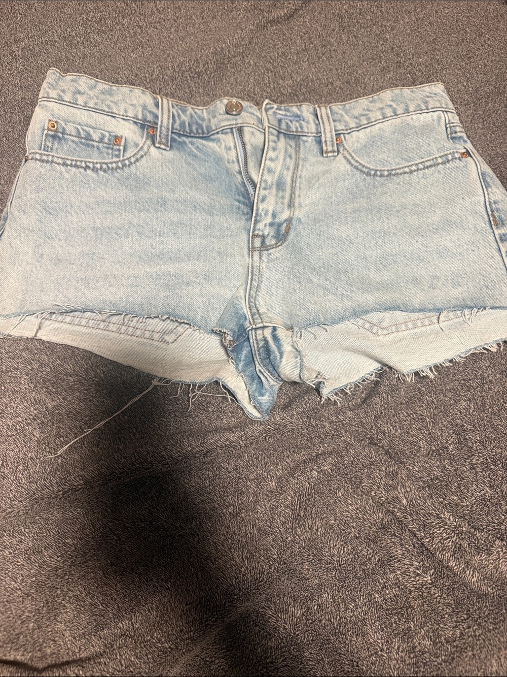 PacSun Light Blue Denim Cutoff Shorts